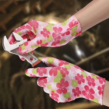 ПЕРЧАТКИ САДОВЫЕ ЖЕНСКИЕ ПЕРЧАТКИ РАБОЧИЕ ЗАЩИТНЫЕ размер M