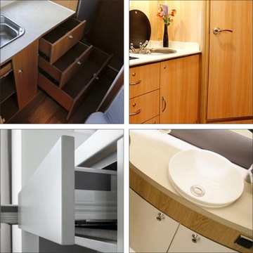 Кнопки Металлический замок для автофургона без ключа