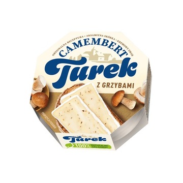 Ser NaTurek Camembert z grzybami 120 g.