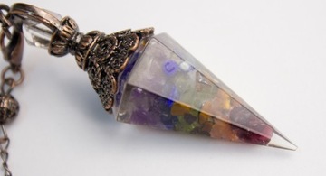 WISIOREK WAHADŁO ORGONIT RADIESTEZYJNE AGAT TURKUS DOBRE SAMOPOCZUCIE