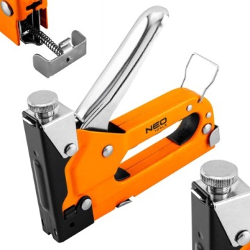 NEO ОБИВОЧНЫЙ СТЕПЛЕР МНОГОФУНКЦИОНАЛЬНЫЙ 4-14 ММ СТАЛЬНЫЕ СКОБЫ G L E 16-031