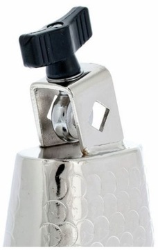SB-4 Steel Cowbell dzwonek 4'' z uchwytem pasterski młotkowana stal Thomann