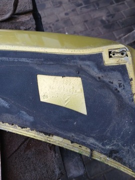 SPOILER LOTKA KLAPY TYŁ ORYGINAŁ CITROEN XSARA II KOLOR KAAER