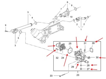 TERMOSTAT Z POUZDRO OPEL INSIGNIA A MOKKA 1.6 1.8