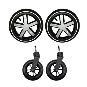 Колеса Baby Design 2x 210x35, ремкомплект колес коляски - замена