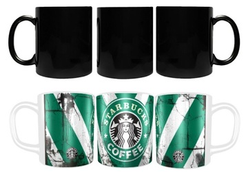 KUBEK MAGICZNY DO KAWY HERBATY STARBUCKS WIELE WZORÓW + GRATIS TEKST / IMIĘ