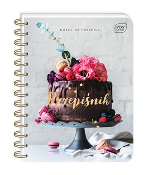 PRZEPIŚNIK ZESZYT NOTES DO PRZEPISÓW A5 CAKE