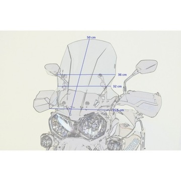 LOSTER SZYBA MOTOCYKLOWA TRIUMPH TIGER 800 / SZYBA TRIUMPH TIGER 800