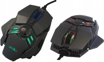 Myszka GAMINGOWA Przewodowa RGB LED 3200 DPI