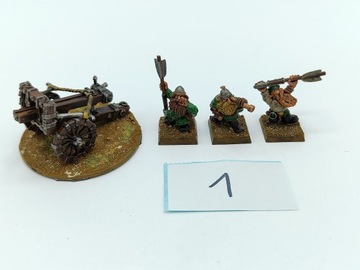 Warhammer Fantasy Battle Dwarf Bolt Thrower figurka metal