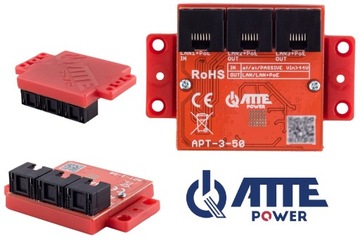 APT-3-50 Switch PoE 3 portowy 10/100/1000Mbps, extender