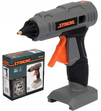 PISTOLET AKUMULATOROWY DO KLEJU NA GORĄCO 11MM KORPUS SYSTEM 20V STHOR