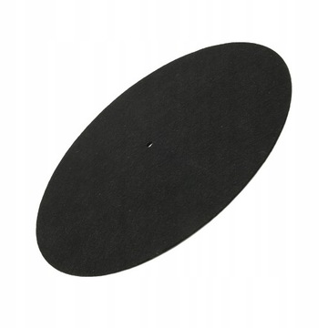 КОВРИК ДЛЯ ГРАММОФОНА, ФЕРТОВЫЙ КОВРИК, 290ММ, ЧЕРНЫЙ