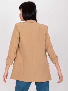 Пиджак женский КУРТКА Италия Moda бежевый 15P 40 L