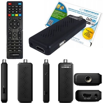 DEKODER TUNER TV NAZIEMNEJ HD DVB-T2 HEVC H.265