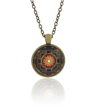 NASZYJNIK SRI YANTRA ag