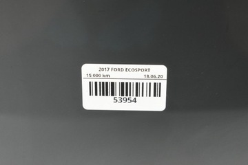 ОКНО ДВЕРИ ЛЕВОЕ ЗАДНЕЕ ТЕМНОЕ FORD ECOSPORT II 12-