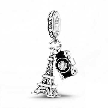 Charms WIEŻA EIFFLA do bransolet SREBRO C286
