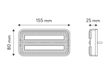 Задний фонарь ПРАВЫЙ, 3 функции, динамический указатель поворота с технологией TT