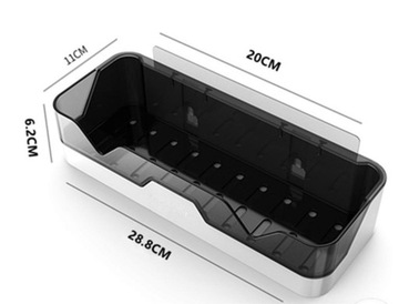Plastikowe półki do przechowywania w łazience 2szt