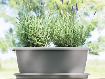 RESPANA TRIO СЕРЫЙ КАСКАДНЫЙ ЦВЕТОЧНЫЙ ГОРШОК