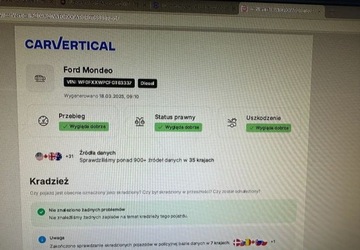Ford Mondeo V Kombi 2.0 TDCi 180KM 2017 Ford Mondeo PowerShift 2.0 Diesel 180KM, zdjęcie 16
