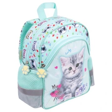 Plecak przedszkolny D-1 My Little Friend Mint Kitty St.Majewski wycieczkowy