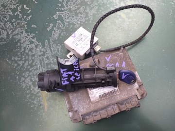 FIAT SEICENTO 1.1 SPÍNACÍ SKŘÍŇKA + KLÍČEK JEDNOTKA ŘÍZENÍ IMOBILIZÉR SADA