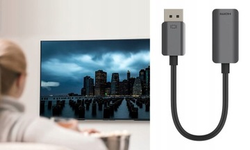 Переходник Belkin DisplayPort (M) на HDMI (F), 4K, 60 Гц, 22 см, гибкий, легкий