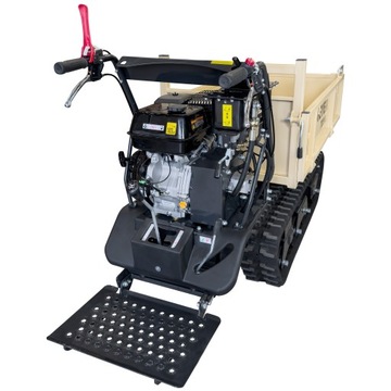 TACZKA SPALINOWA NA GĄSIENICACH Z WYWROTKĄ MEYER SILNIK LONCIN 13KM 800KG