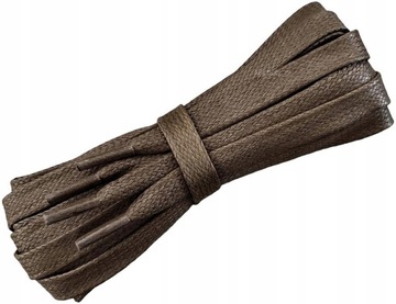 G14-06 BRĄZOWE 5 mm WOSKOWANE SZNUROWADŁA 200 cm +