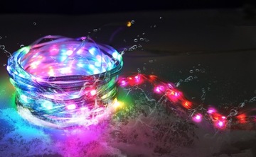 УМНАЯ НЕОНОВАЯ RGBIC СВЕТОДИОДНАЯ ЛЕНТА Bluetooth 5M IP65 USB ОГНИ ДЛЯ РОЖДЕСТВЕНСКОЙ ЕЛКИ УКРАШЕНИЯ