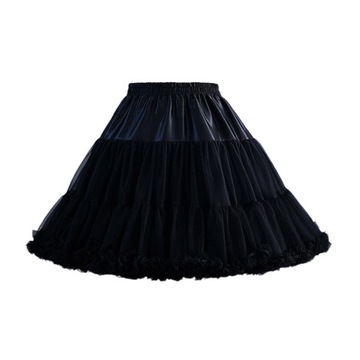 Women Petticoat Layered Tulle Black