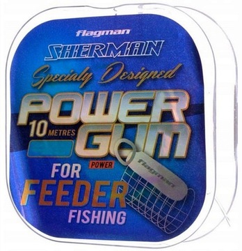Amortyzator Flagman Feeder Gum Sherman 0.80mm 10m