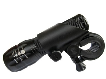 LAMPKA ROWEROWA ALU LED PRZEDNIA 75W ZOOM XMX