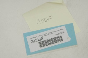 GN036 Модуль подачи воздуха Opel Insignia B 84137427