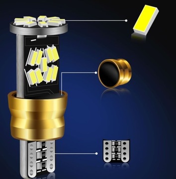 W5W T10 СВЕТОДИОДНЫЕ ЛАМПЫ ДЛЯ ПАРКОВКИ ЗАДНИЙ ИНТЕРЬЕР CANBUS 360 МОЩНАЯ ЛАМПОЧКА CANBUS
