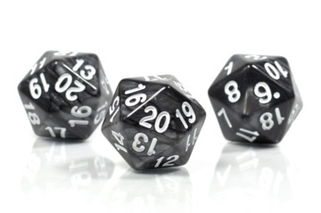 НАБОР ИЗ 25 ДВАДЦАТИСТОРОННИХ КУБИКОВ D20 RPG АЛДУИН