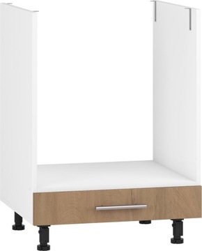 VENTO DP60/82 szafka dolna pod zabudowę piekarnika front dąb miodowy