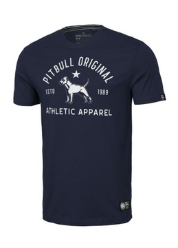 Męska Koszulka Bawełniana Pitbull Sport Dog T-Shirt z Nadrukiem Kolory