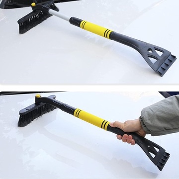 СКРЕБОК ДЛЯ ЛЬДА С МЕТЛОЙ АВТОМОБИЛЬНЫЙ СКРЕБОК ЩЕТКА ДЛЯ СНЕГА 2 В 1