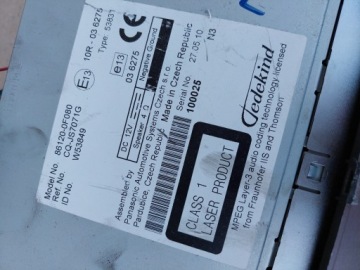 TOYOTA COROLLA VERSO РАДИО CD MP3