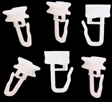 Булавка с направляющей для шторных профилей и алюминиевых карнизов, 100 шт.