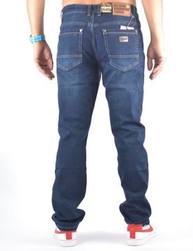 JEANS K&L SPODNIE MESKIE GRANATOWE W34 L34