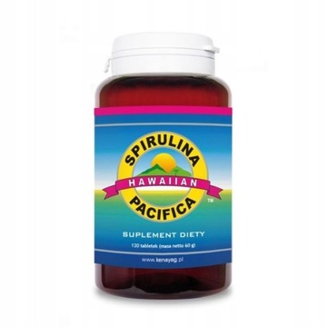 Kenay Spirulina hawajska 500mg 120tabletek