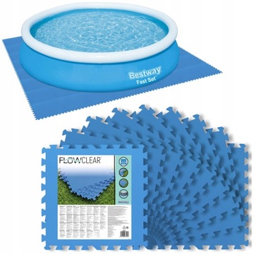 Mata piankowa puzzle pod basen 50cm Bestway 58220