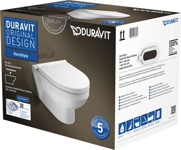 DURAVIT DuraStyle Basic Zestaw WC Rimless 45620900