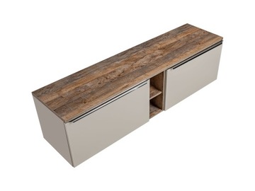 SZAFKA ŁAZIENKOWA Z BLATEM 180 CM SANTA FE TAUPE