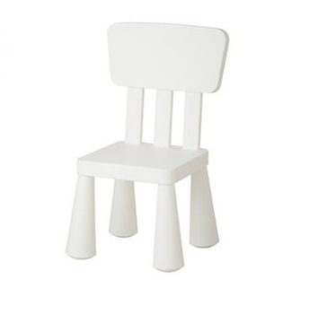 IKEA krzesełko krzesło mammut dzieciece dla dzieci białe lekkie i stabilne