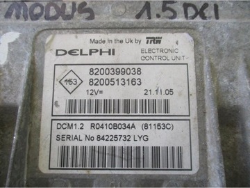 JEDNOTKA 8200399038 8200513163 RENAULT 1.5 DCI